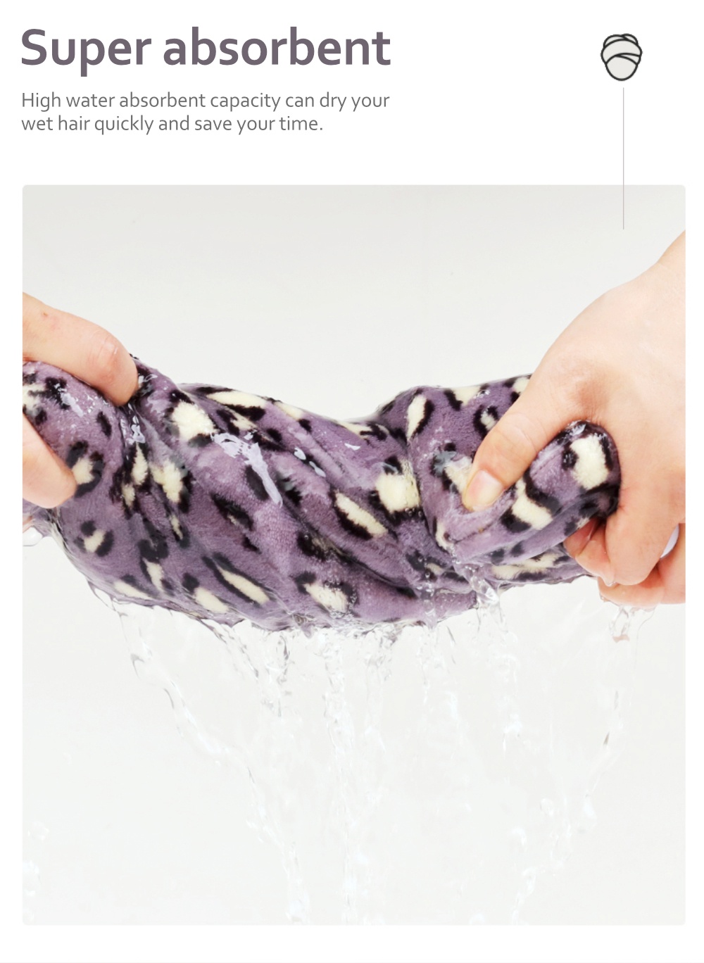 Leopard Print Drying Hair Cap-4